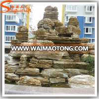 Made in china factory water fountains wholesale fiberglass glass water wall fountain stone outdoor wall fountain waterfalls