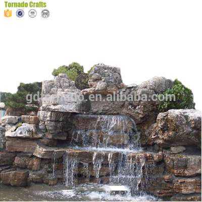 2017 Top seller artificial waterfall rocks for decoration