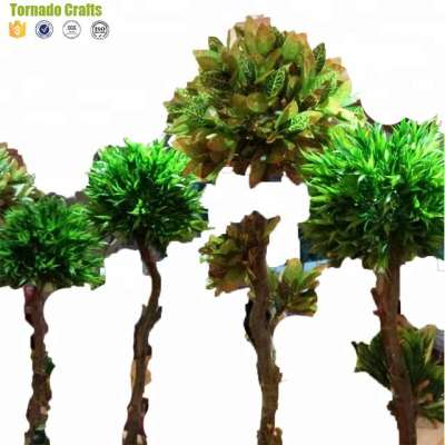 Zhen Xin Qi Crafts Artificial Grass Ball Topiary Grass Ball Bonsai Tree